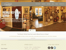 Tablet Screenshot of greshamguitar.com